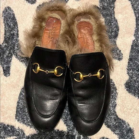 Gucci Princeton Loafer with Wool - Picture 1 of 5